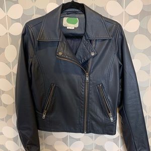 Anthropologie Vegan Leather Moto Jacket